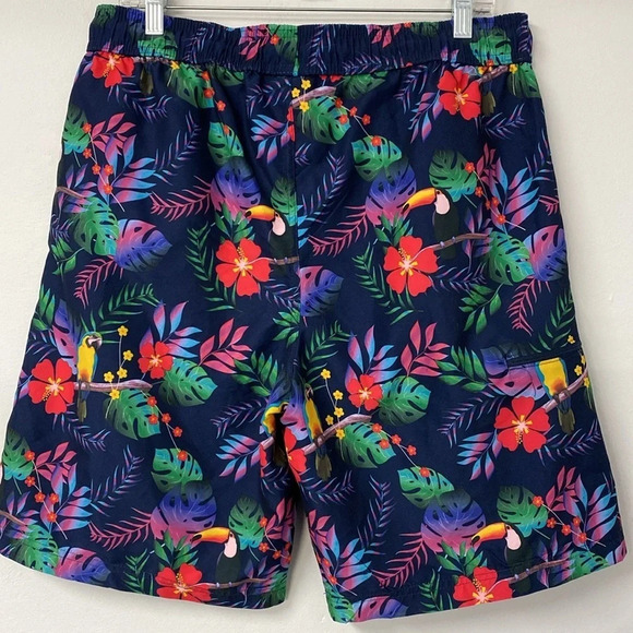 US Polo Assn Men’s Swim Trunks Size Large Side Pockets - Picture 3 of 10